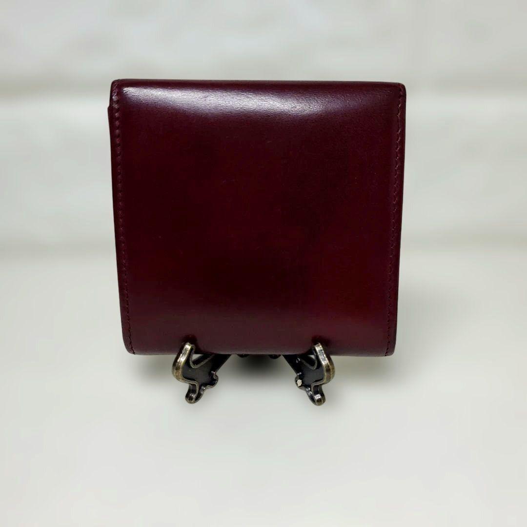 【美品】Cartier マスト バーガンディ ケース 財布 レザー