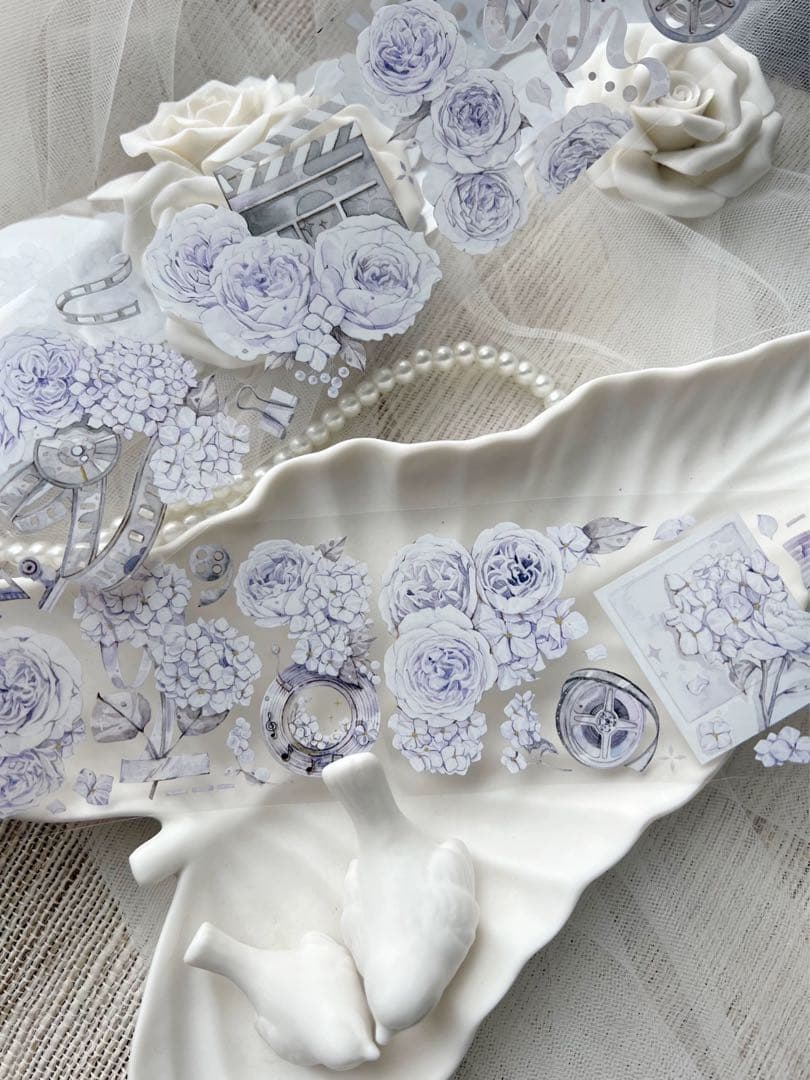 ⭐️SALE⭐️筠水阁文创《紫影旧梦》海外マスキングテープ　マステ 【2181】