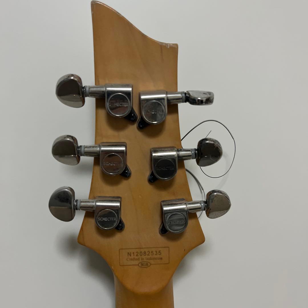 Schecter diamond series エレキギター ワインレッド