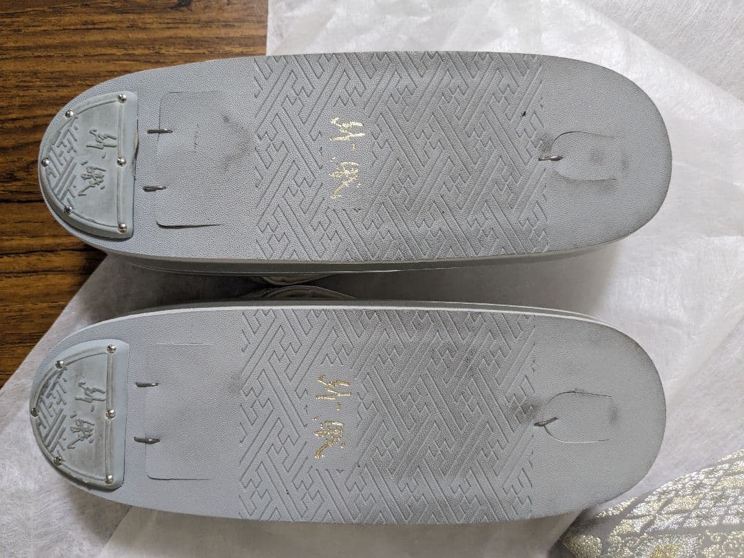 高級 沙織 和装バッグ 草履 セット L