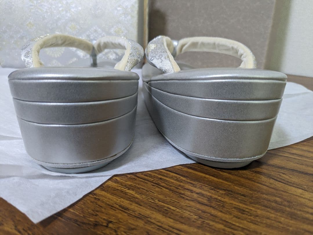 高級 沙織 和装バッグ 草履 セット L