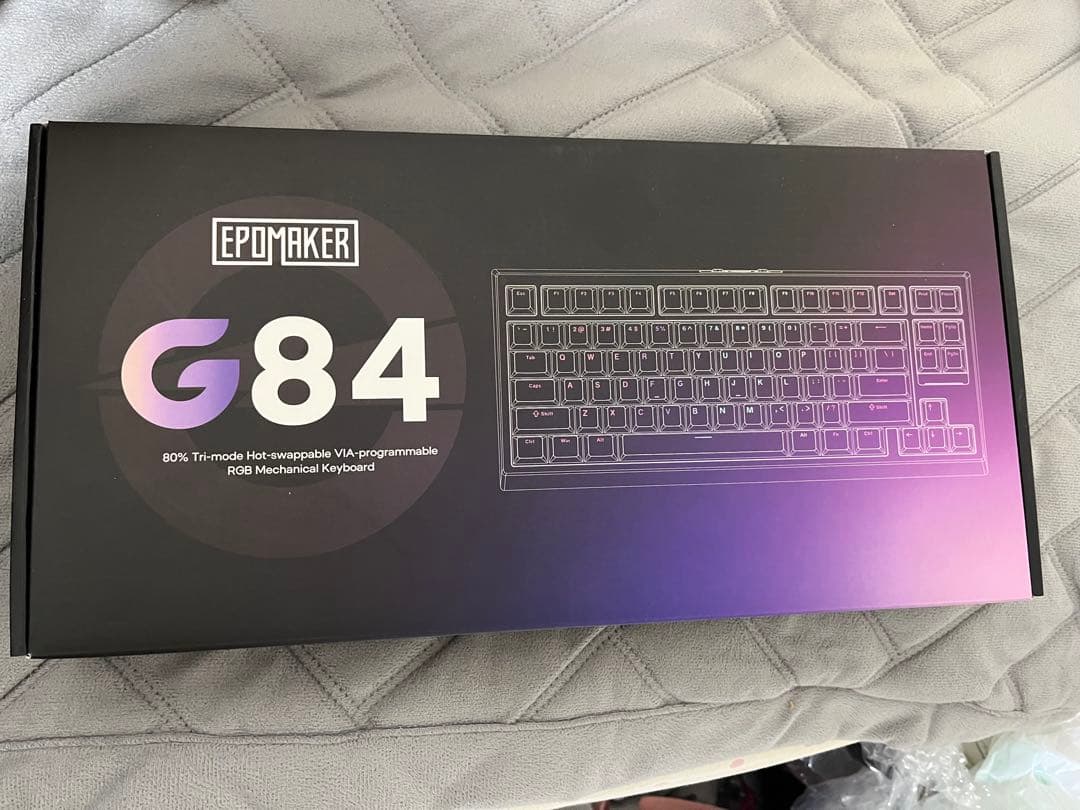 Epomaker G84 ピンク メカニカルキーボード