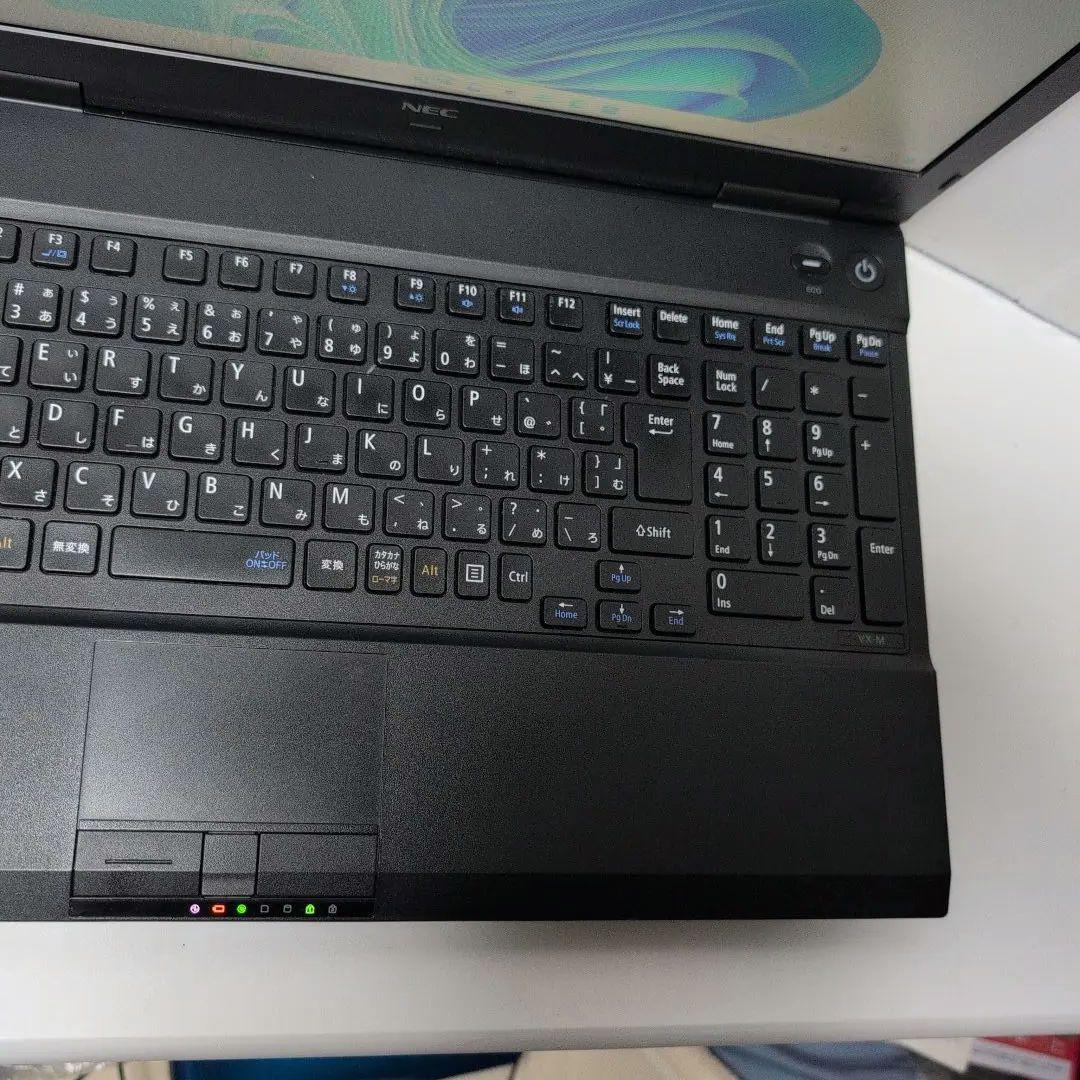 ノートPCたっぷり容量SSD960GB　NEC黒いPC