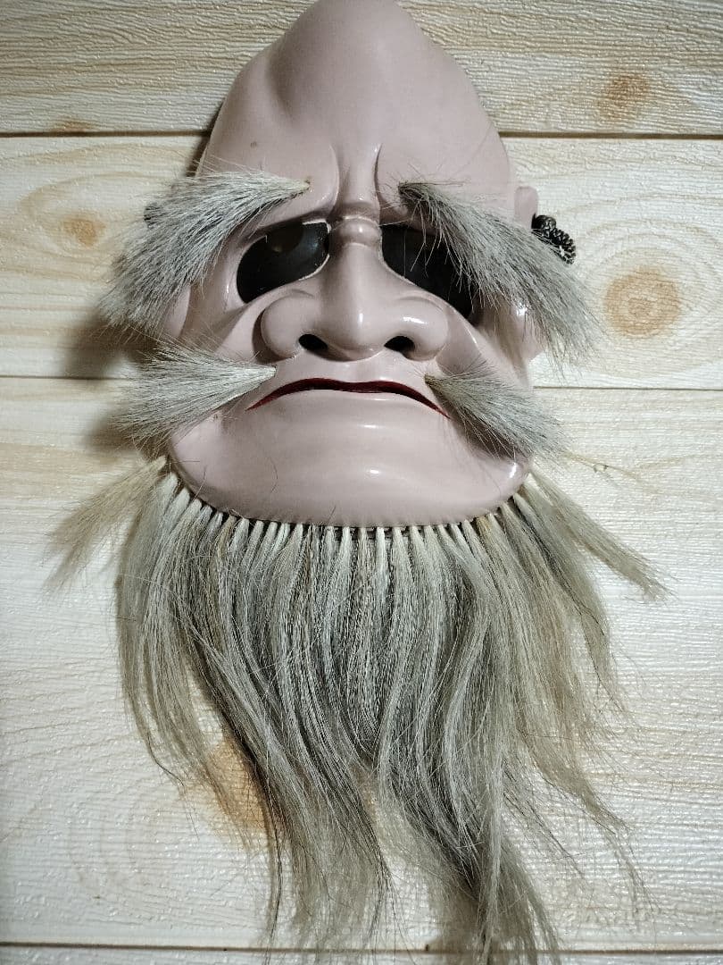 時代！当時物！神楽面！お面！能！面！伝統芸能・重要無形文化財！ビンテージ！ガレ