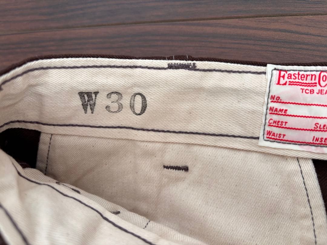 【セール】TCB jeansステイゴールドチノ 41カーキブラウン　30インチ