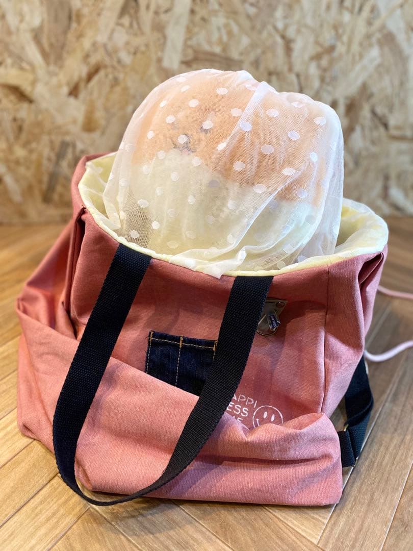 ペット用スリング　キャリーバッグ　デニムリメイク　ハンドメイド