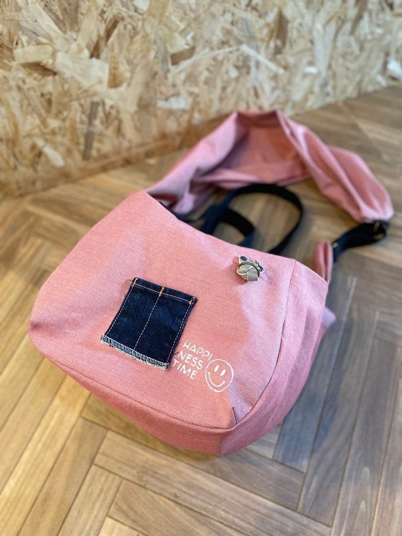 ペット用スリング　キャリーバッグ　デニムリメイク　ハンドメイド