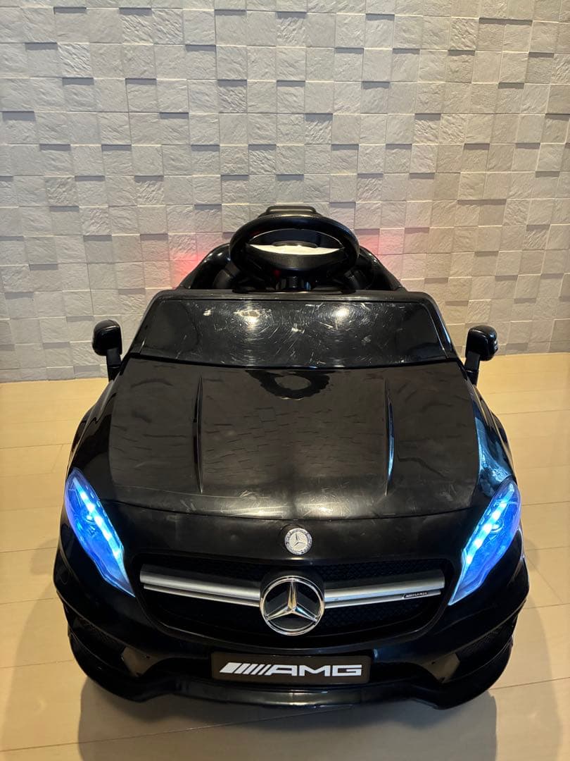 AMG バイクと車のセット LEDライト付き