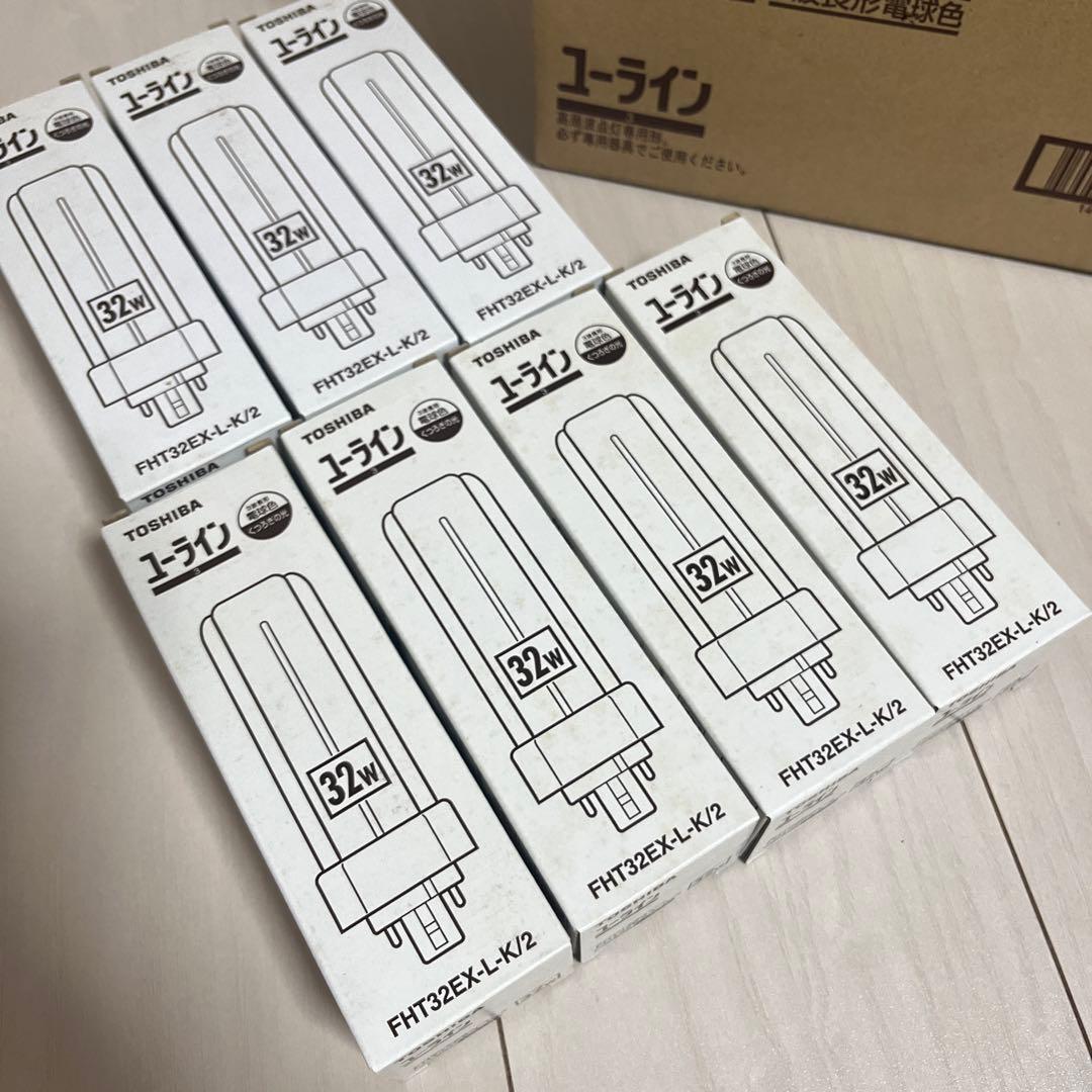 TOSHIBA FHT32EX-L-K/2 32W 蛍光灯 7本セット