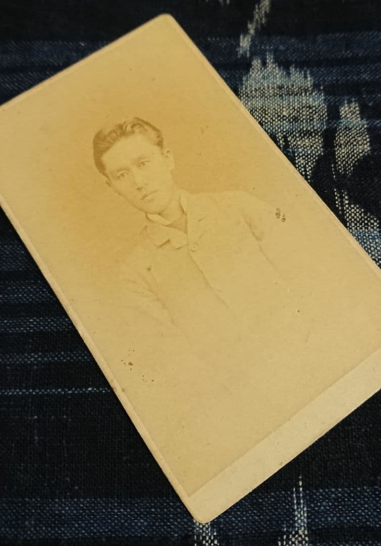 上野彦馬撮影「男性肖像」古写真 幕末志士 明治維新 鶏卵写真 坂本龍馬 高杉晋作