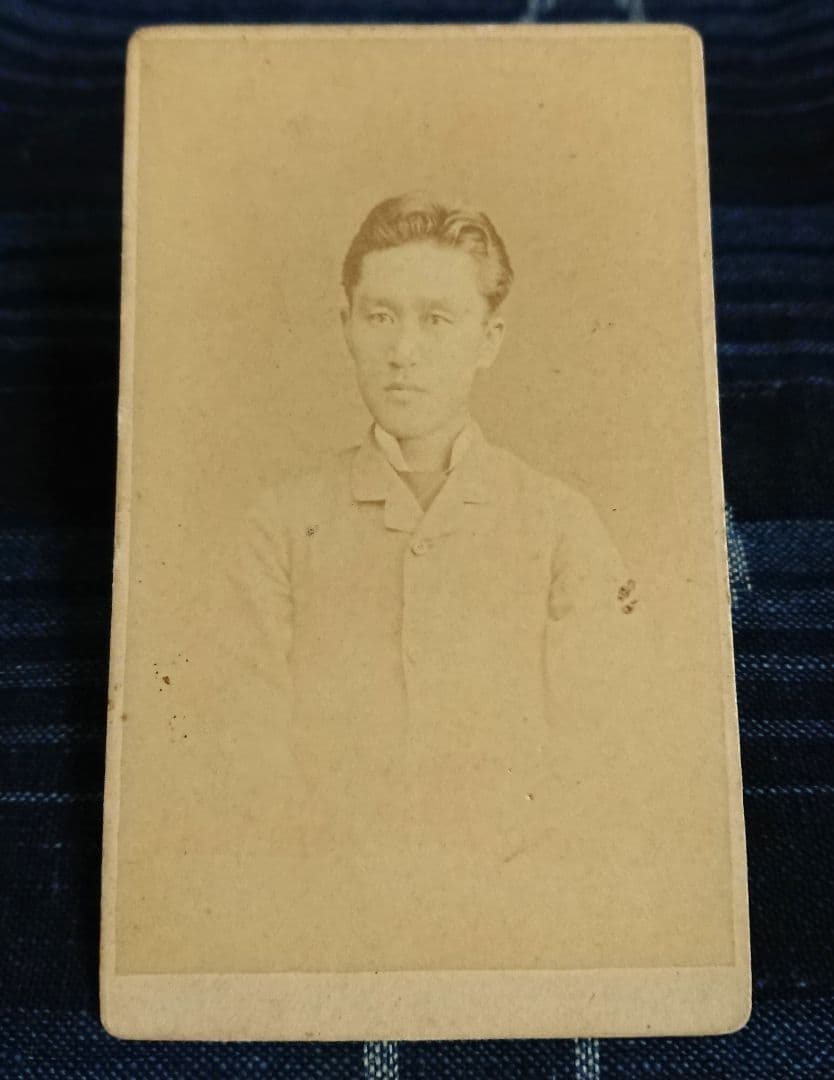 上野彦馬撮影「男性肖像」古写真 幕末志士 明治維新 鶏卵写真 坂本龍馬 高杉晋作