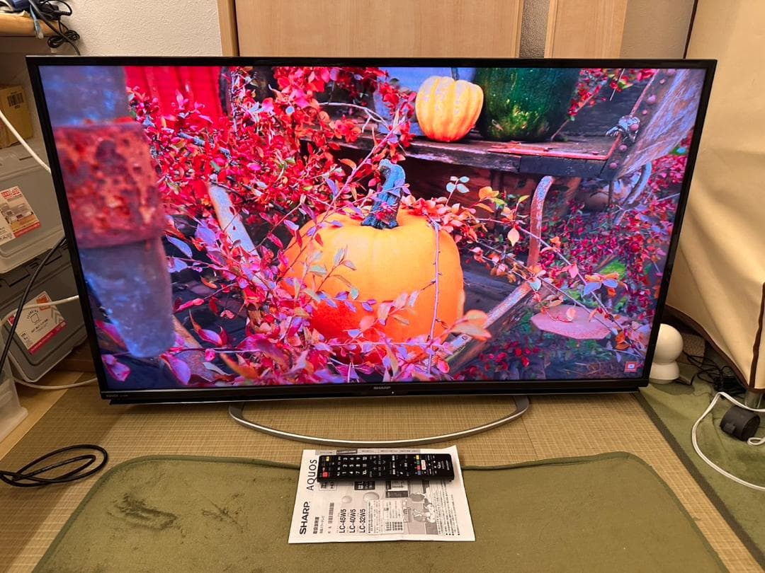 SHARP シャープ 45型 テレビ LC-45W5 ネット動画可　超極美品！