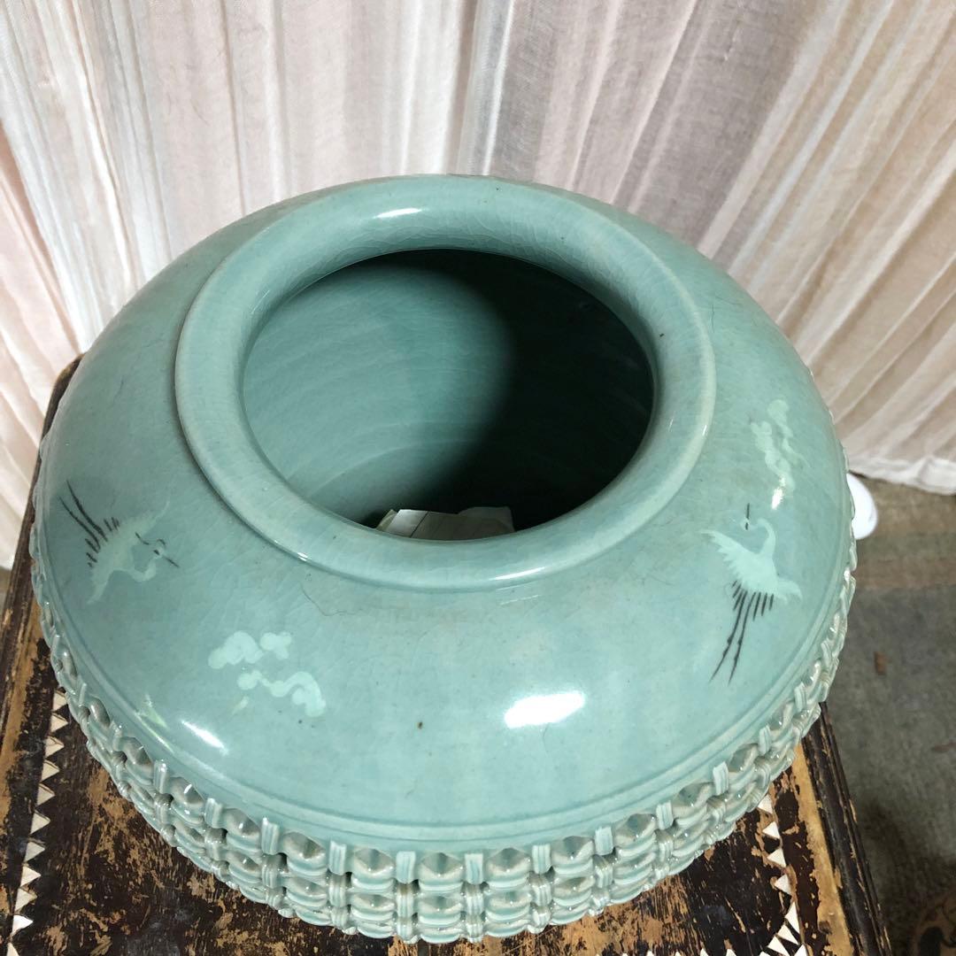 朝鮮青磁　花瓶