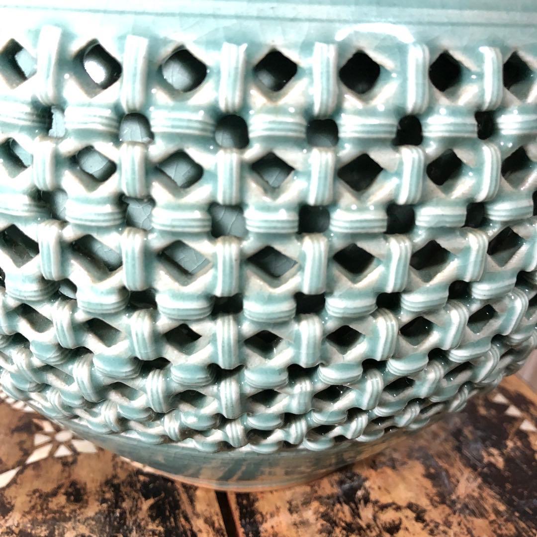 朝鮮青磁　花瓶