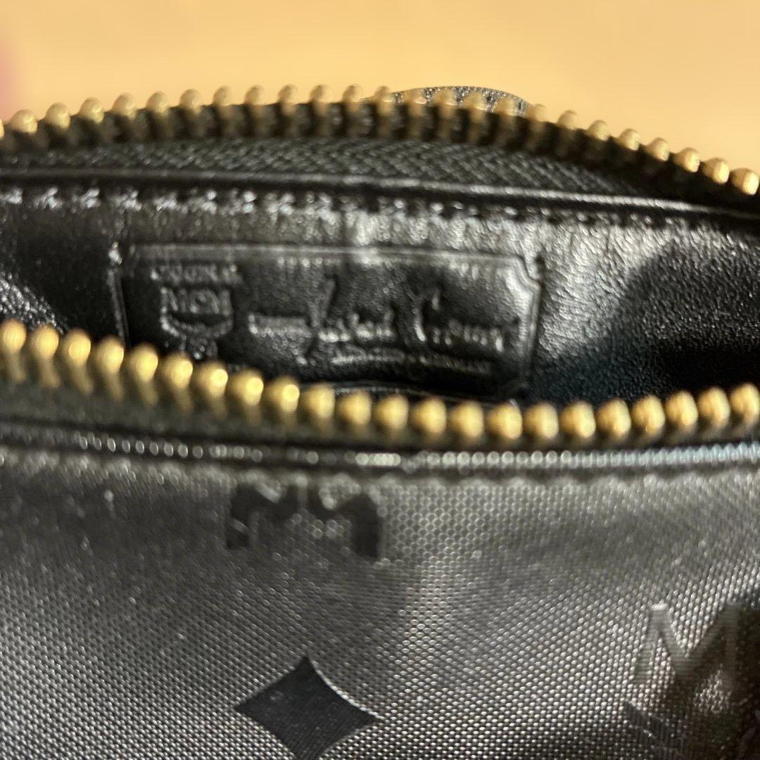MCM 黒 ミニショルダーバッグ 3418W