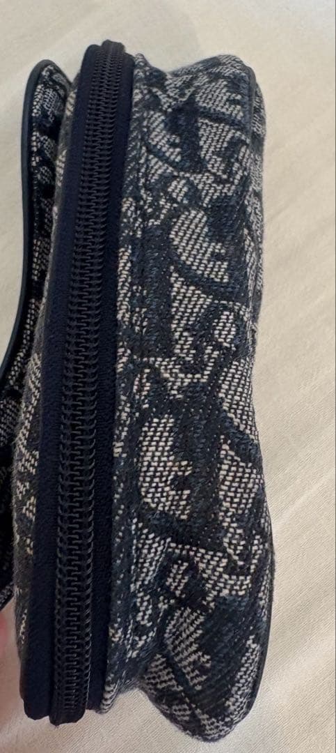 ディオール Dior コスメポーチ トロッター モノグラム ネイビー