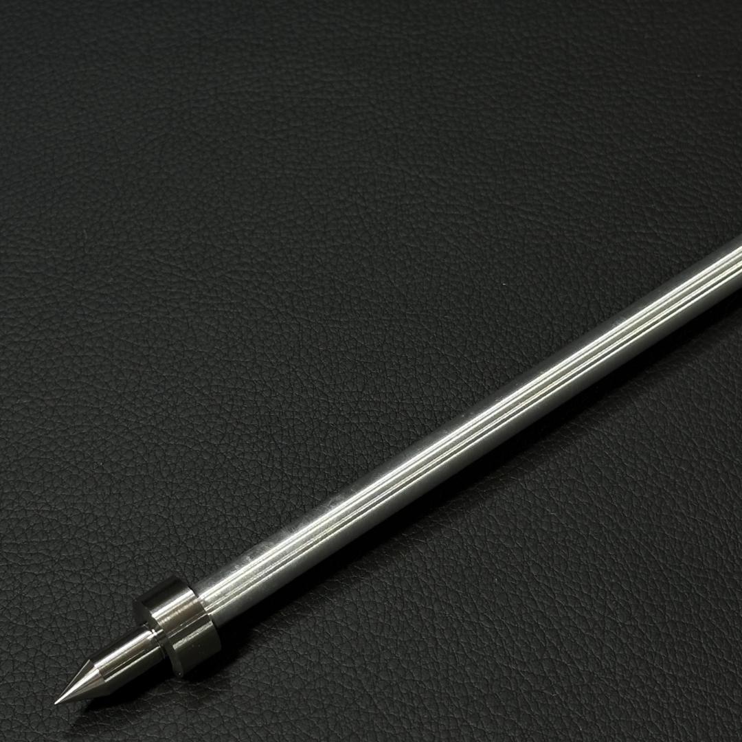 新品 特注品 チェロ エンドピン 8mm 超々ジュラルミン製 溝付き m1846