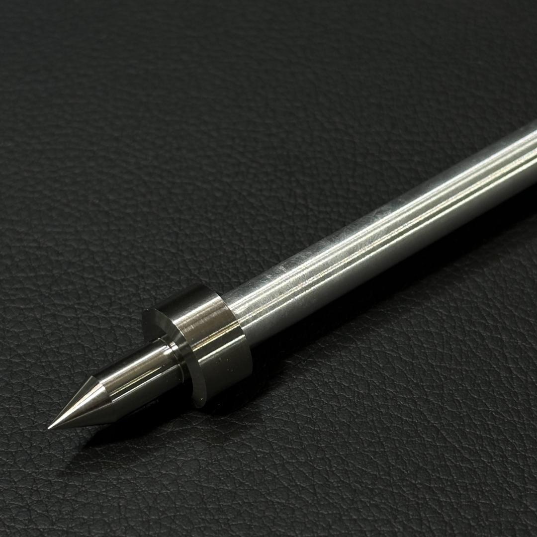 新品 特注品 チェロ エンドピン 8mm 超々ジュラルミン製 溝付き m1846