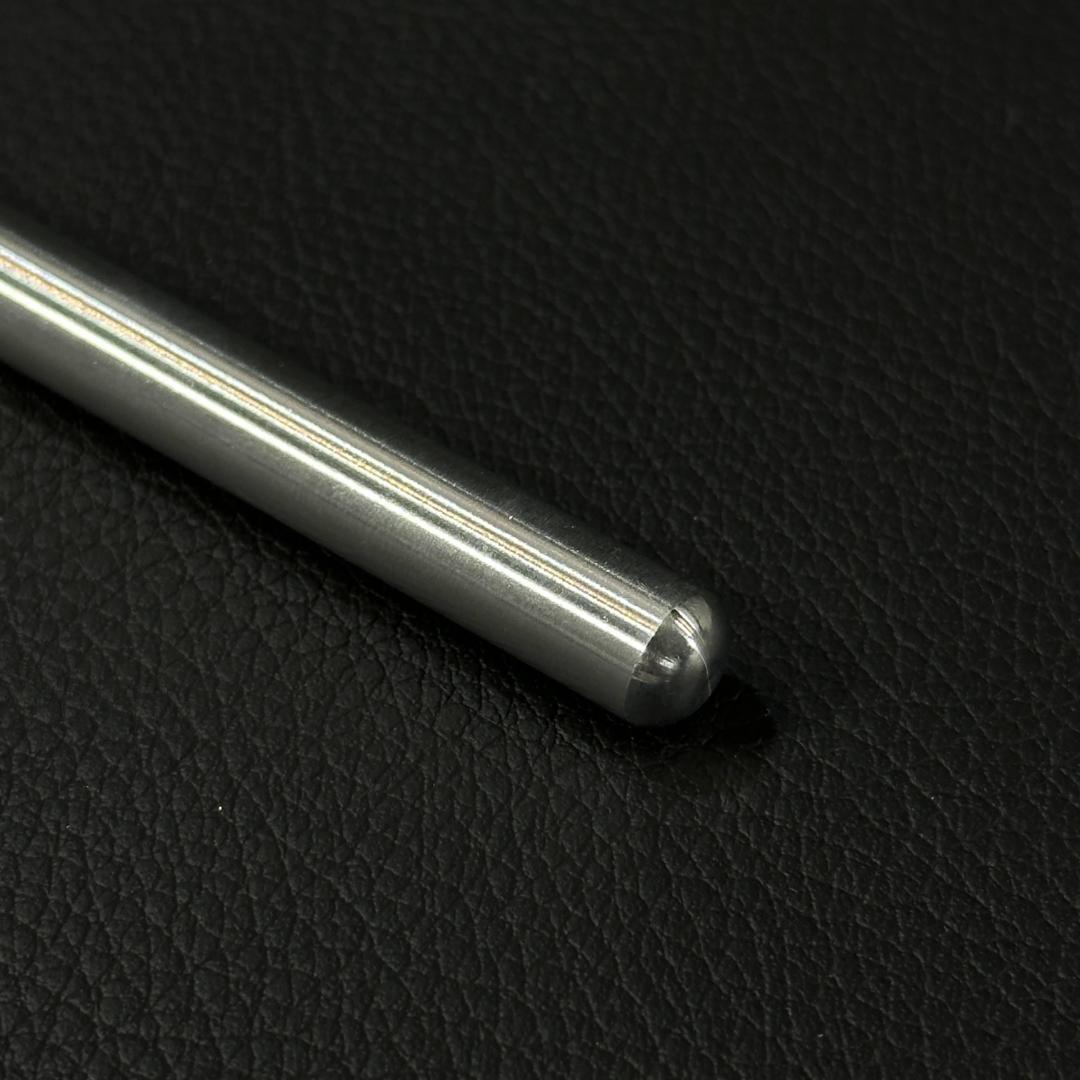 新品 特注品 チェロ エンドピン 8mm 超々ジュラルミン製 溝付き m1846