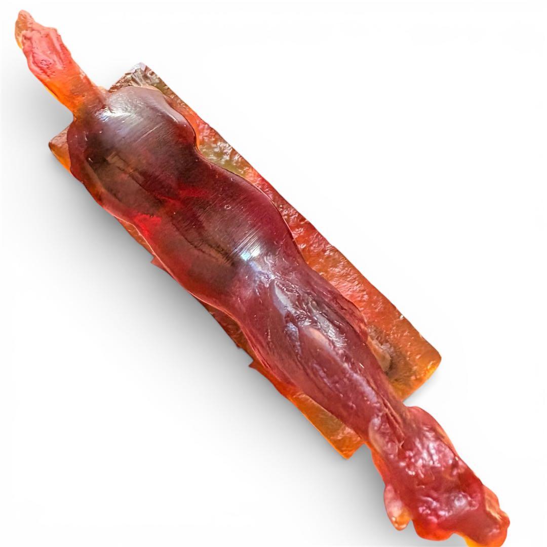 美品 Daum France ドームフランス クリスタルガラス 馬 置物 箱付き