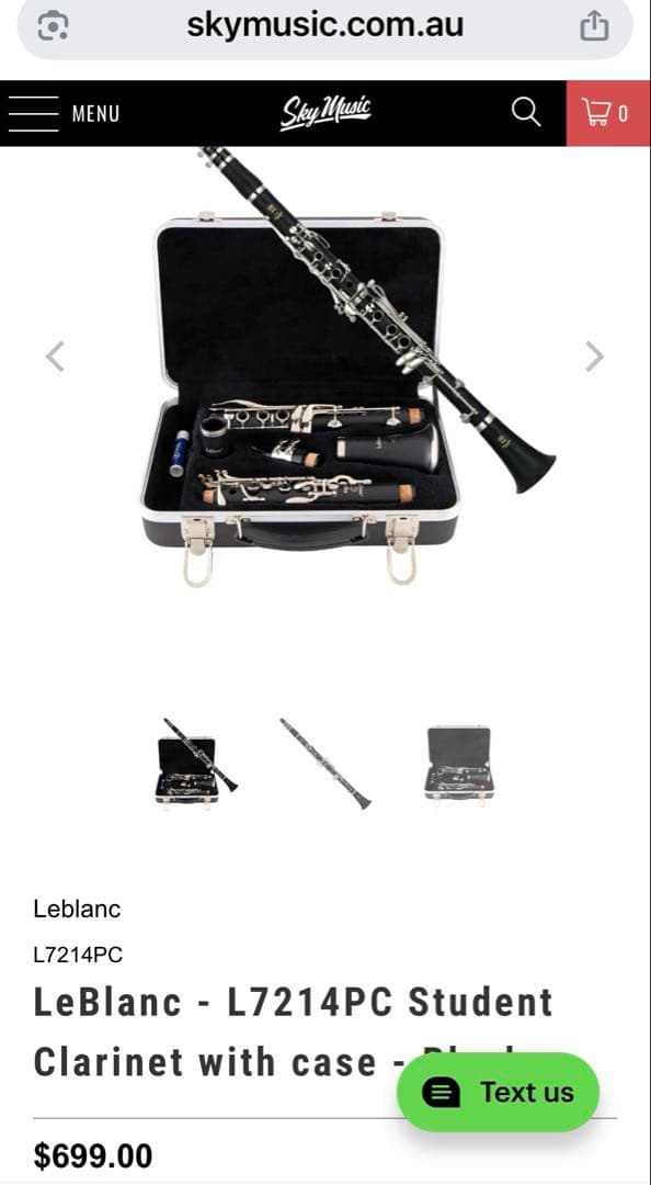 クラリネット ルブラン Le blanc L7214