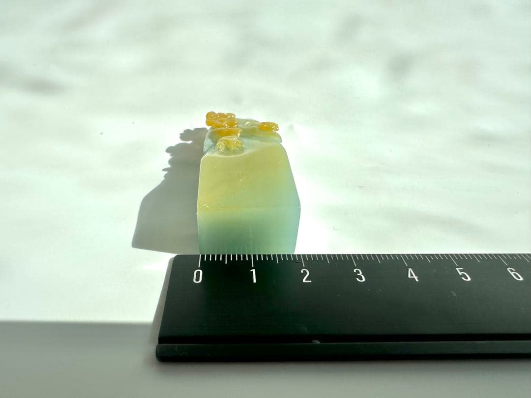 【梅の花】 花　古獣　美品　高級印材　篆刻　印石　雲南　天青石　印石　水凍