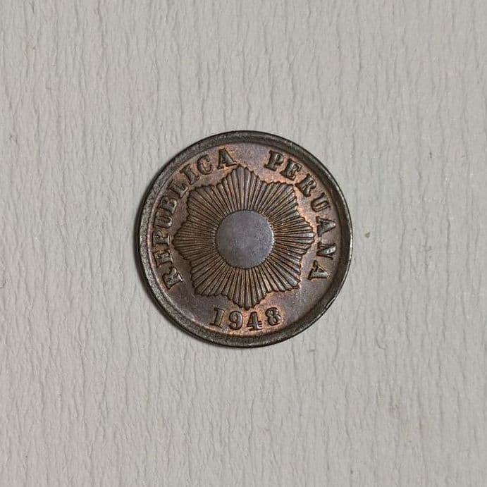 ペルー　1CENTAVO　1センタボ　1ケンタボ　1948年