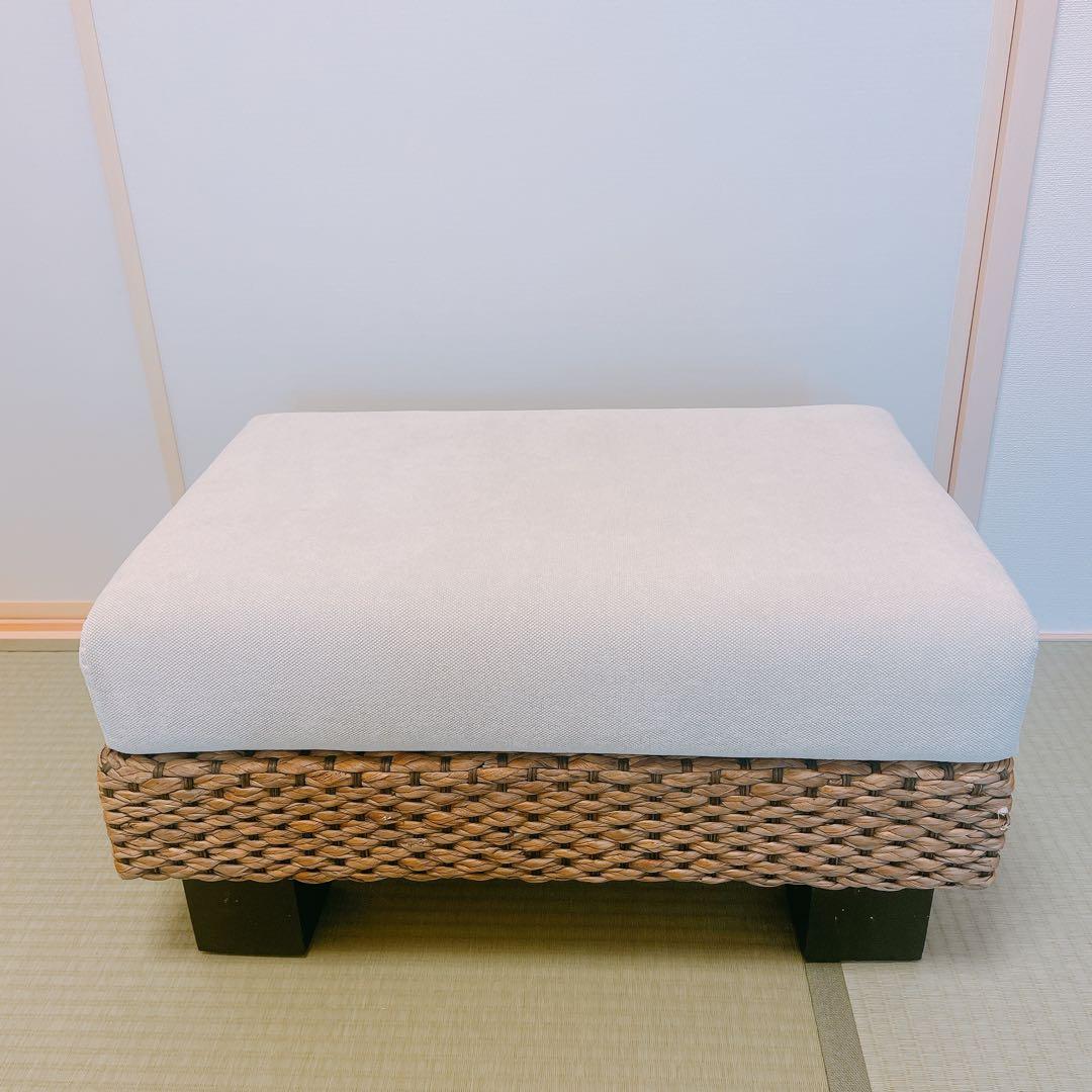 a-flat ケイ・ローソファ オットマンv02（ヒヤシンス）