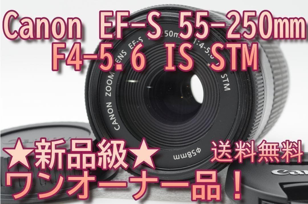 ●新品級⑥● Canon EF-S 55-250mm f4-5.6 IS STM