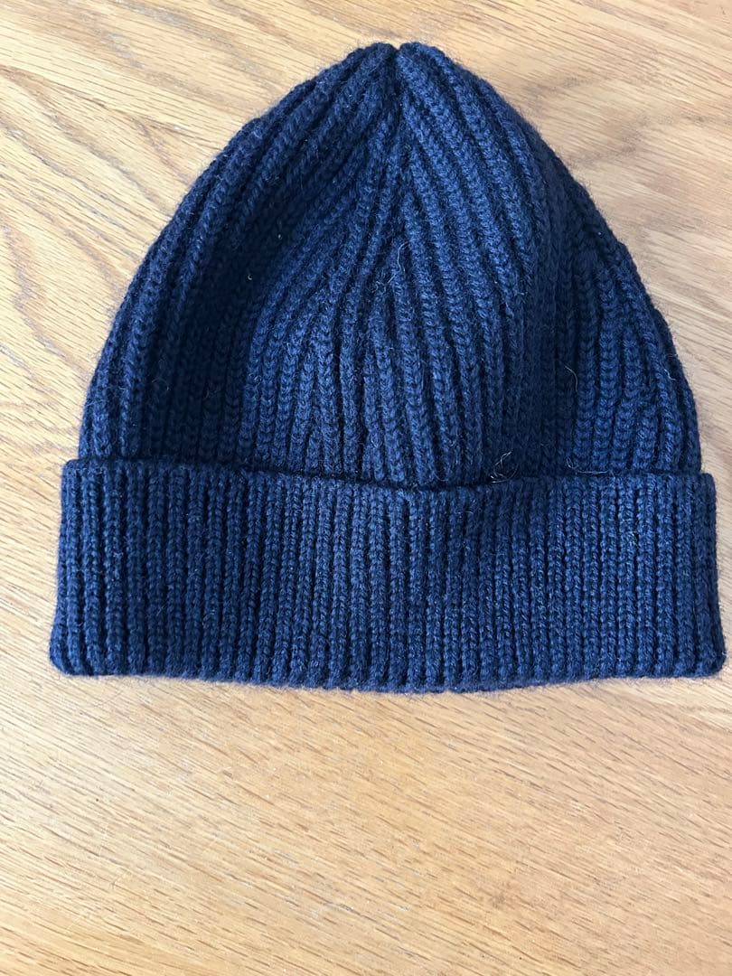 Margielaマルジェラニット帽 ビーニーネイビーレディースS51TC0041