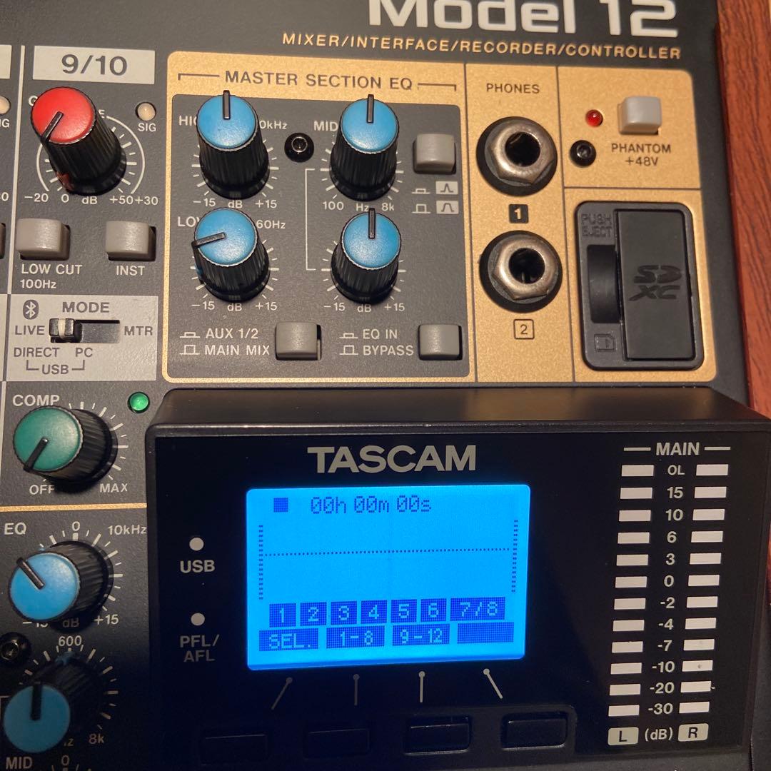 TASCAM Model12 ミキサー オーディオインターフェイス