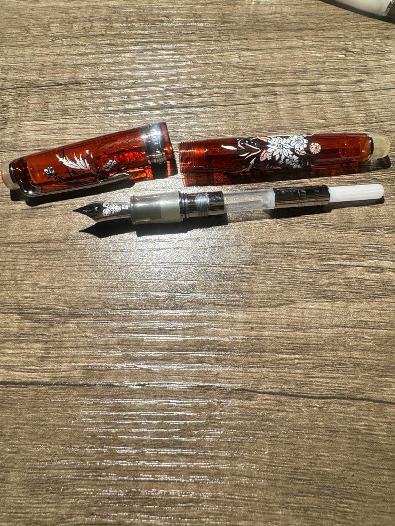 数量限定プロフェッショナルギアスリム アンティークブーケクリアレッド