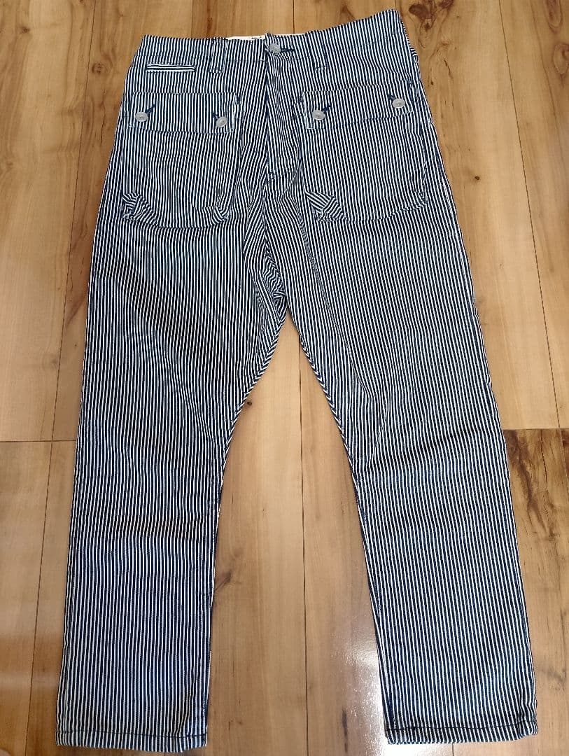 ネイタルデザインG55 サルエルフラップデニム ヒッコリー