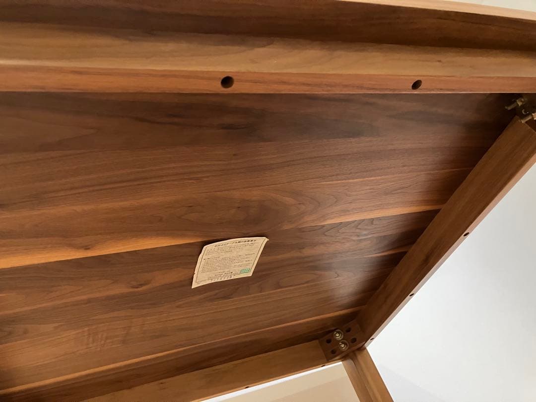 無印良品 muji 無垢材 ウォールナット ダイニングテーブル 80サイズ