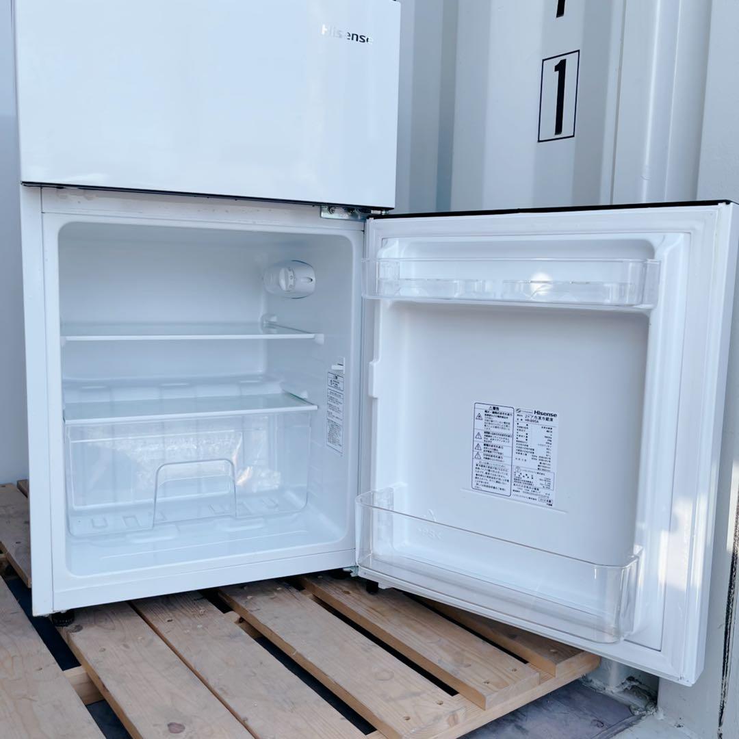 取付無料！高性能おしゃれホワイトインテリア小さめ便利サイズ冷蔵庫！洗濯機