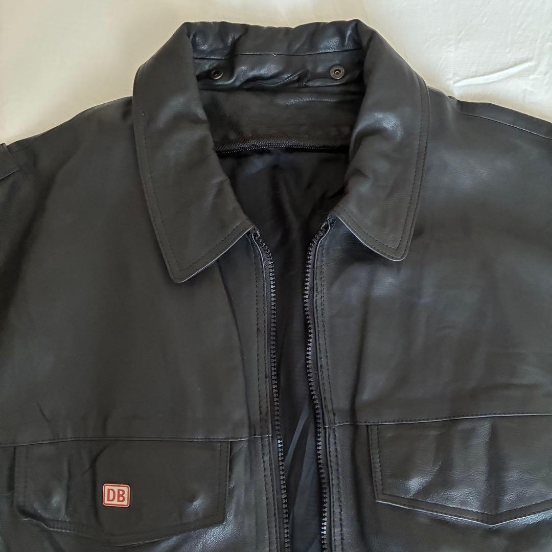 Deutsche Bahnpolizei ドイツ鉄道警察 レザージャケット