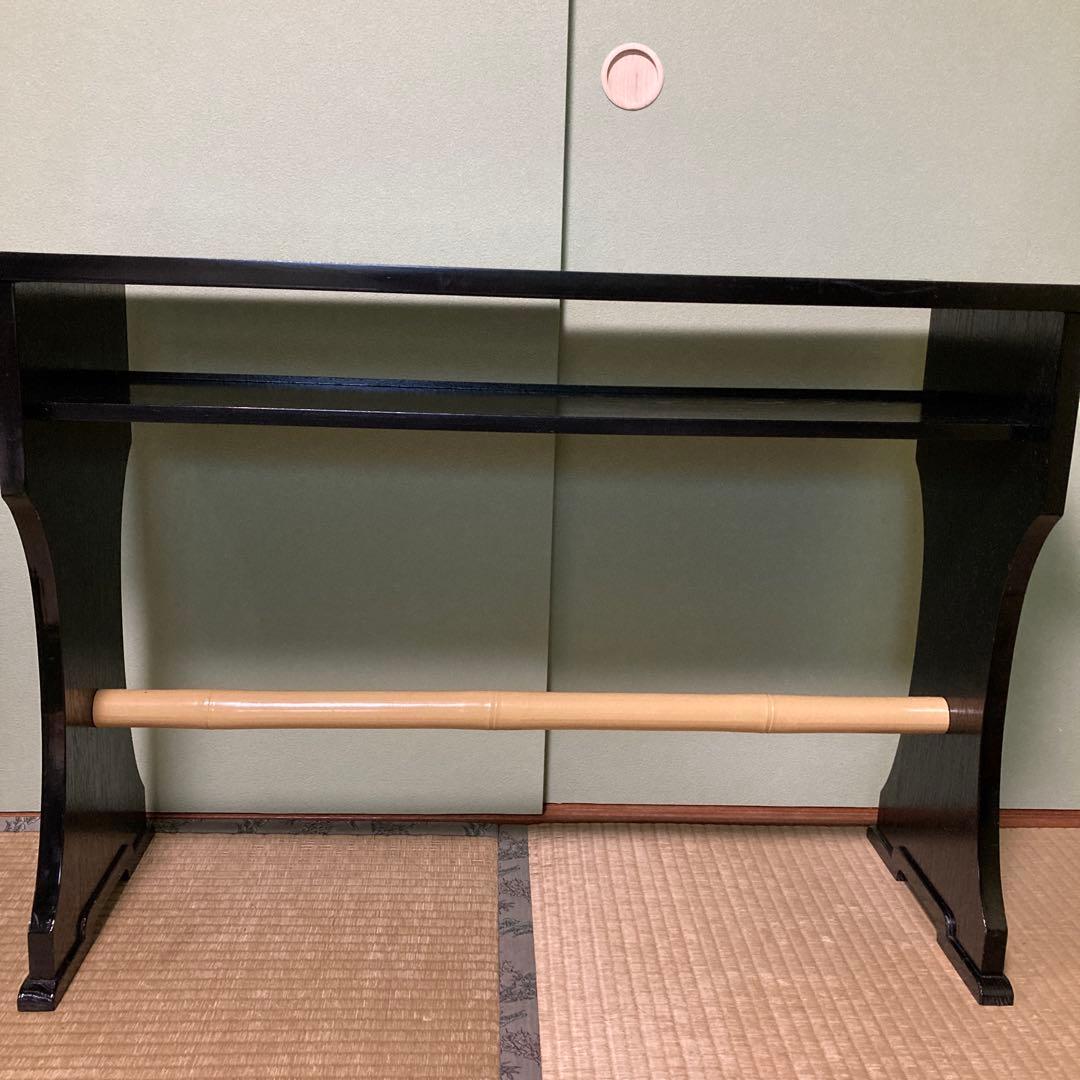 茶道　立礼用棚　掻き合塗り　組み立て式