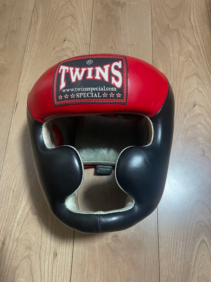 TWINS SPECIAL ヘッドギア レッド/ブラック　Lサイズ