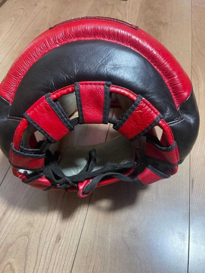 TWINS SPECIAL ヘッドギア レッド/ブラック　Lサイズ