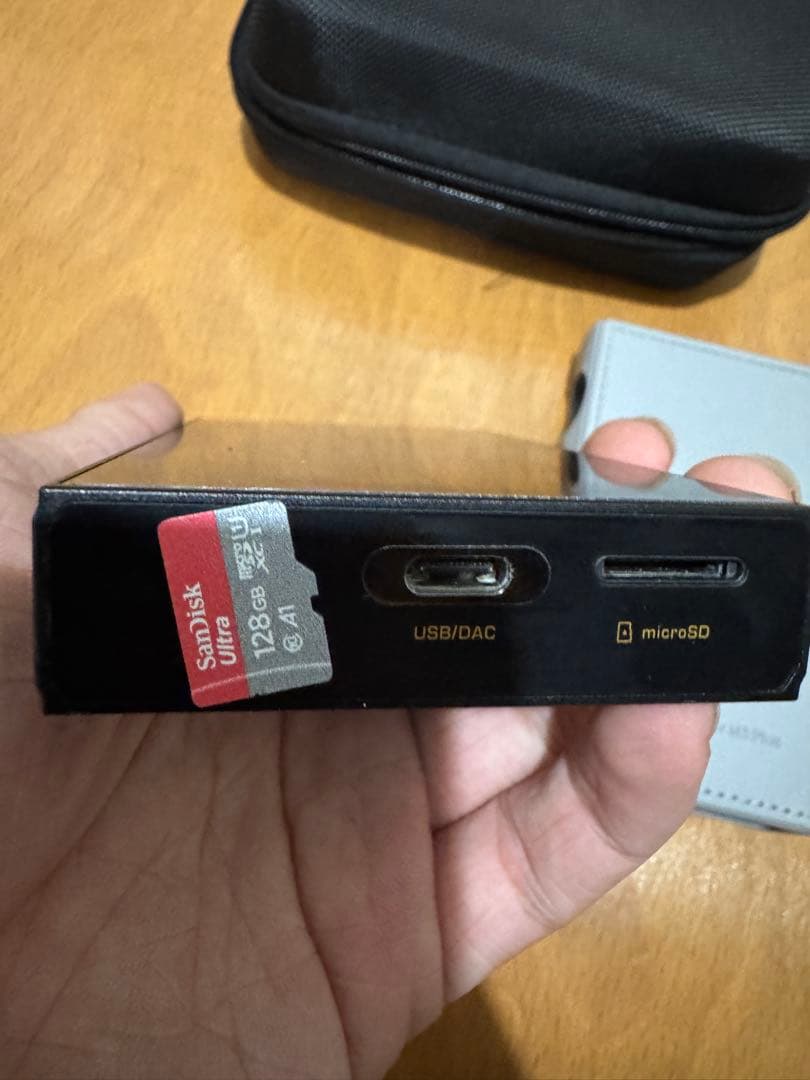 Shanling M3 Plus ブラック+PUレザーケースセット -シャンリン