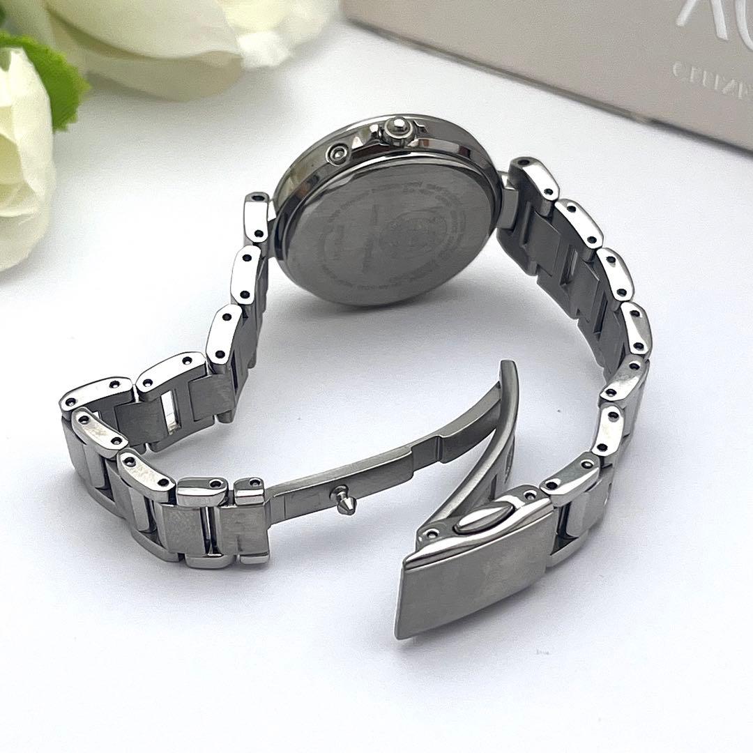 ☆電波ソーラー☆シチズン　クロスシー　ハッピーフライト　レディース腕時計　デイト