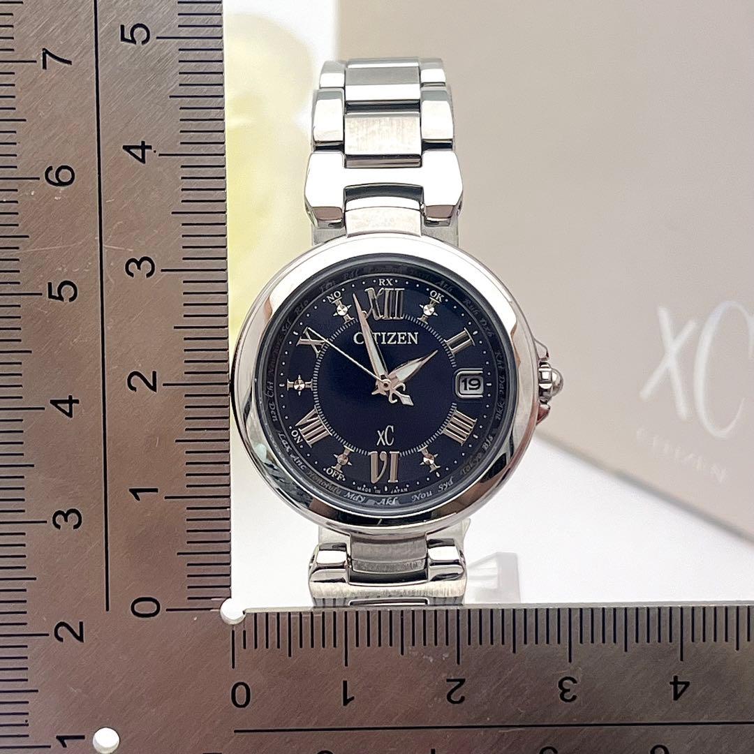 ☆電波ソーラー☆シチズン　クロスシー　ハッピーフライト　レディース腕時計　デイト