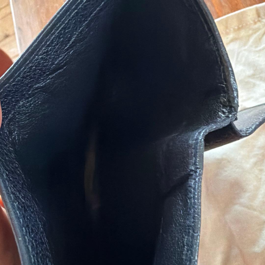 GUCCI オールドグッチ　二つ折り財布 Gゴールド金具