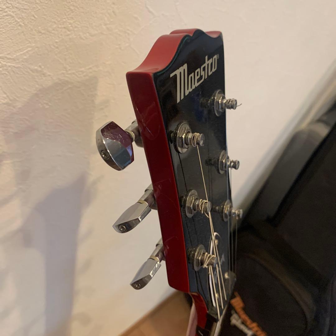 Maestro by Gibson Les Paul レスポールレッド