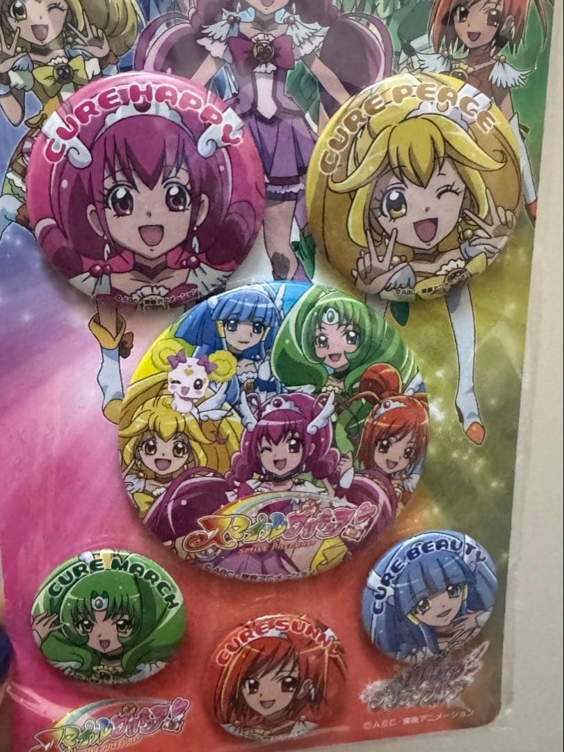 スマイルプリキュア 限定缶バッジ 6Pセット