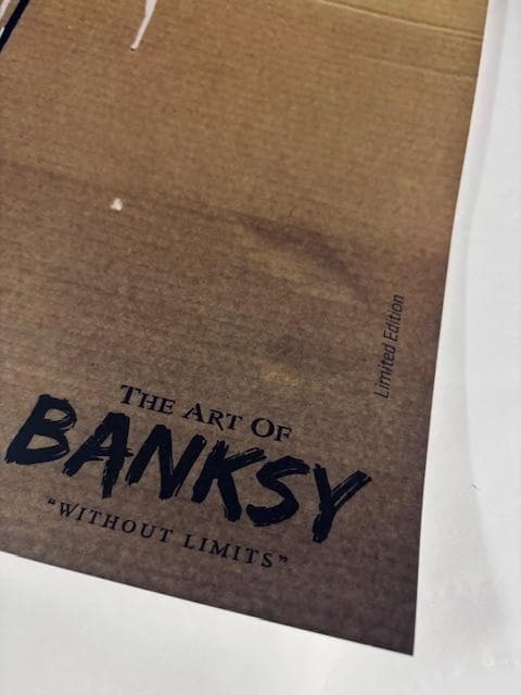 額装品/The Art of Banksy/バンクシー/アート/インテリア/貴重