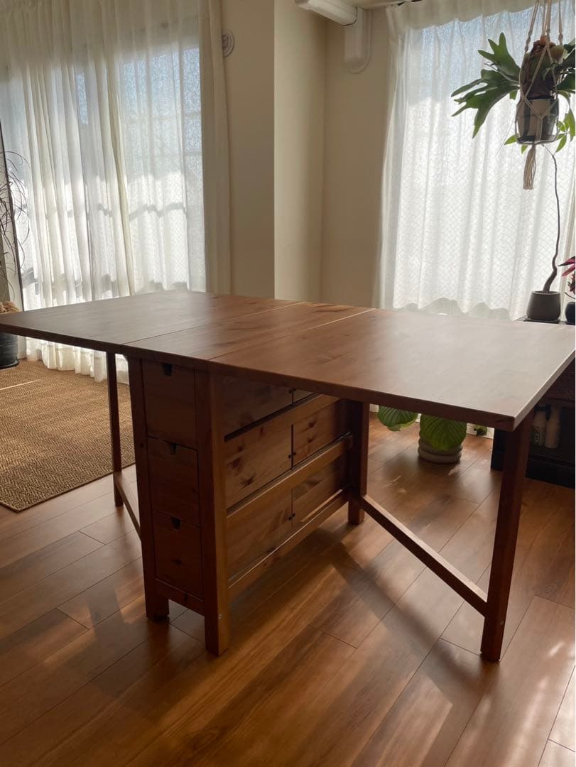 【廃盤カラー】IKEA ノールデン　ゲートレッグテーブル