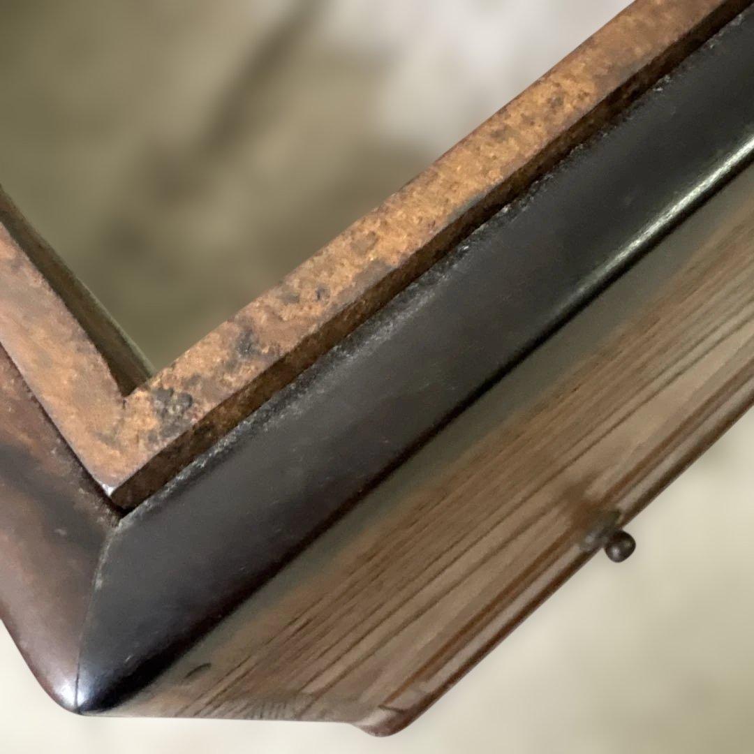 コンパクトな長火鉢　上品　煎茶用　ミニ　灰付き　素敵な木の雰囲気茶道具　状態良い