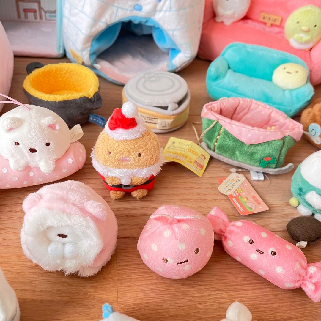 【まとめ売り！】64点　すみっコぐらし　ぬいぐるみ　マスコット　ストラップお部屋