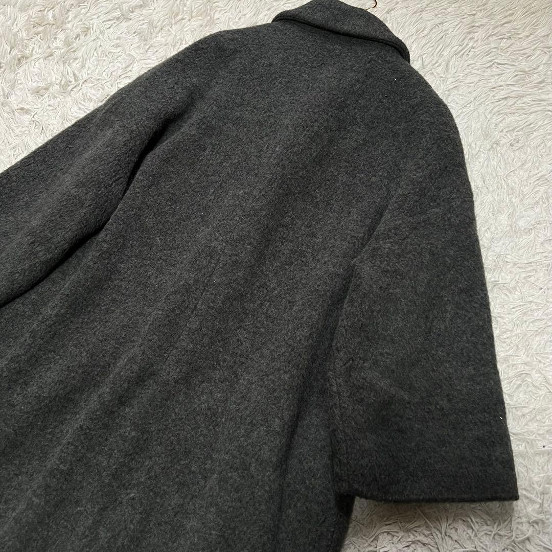 近年 マックスマーラ シャギーロングチェスターコート オーバーサイズ XL相当